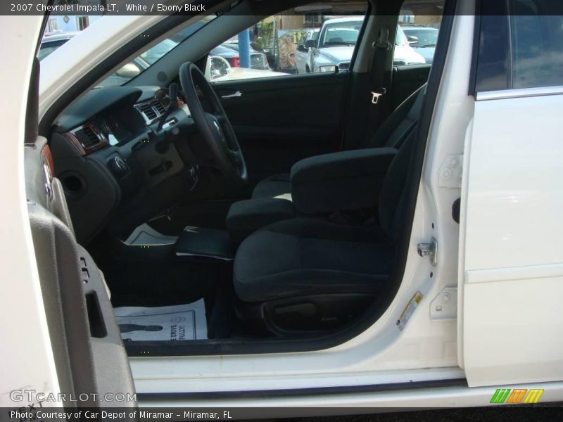 White / Ebony Black 2007 Chevrolet Impala LT