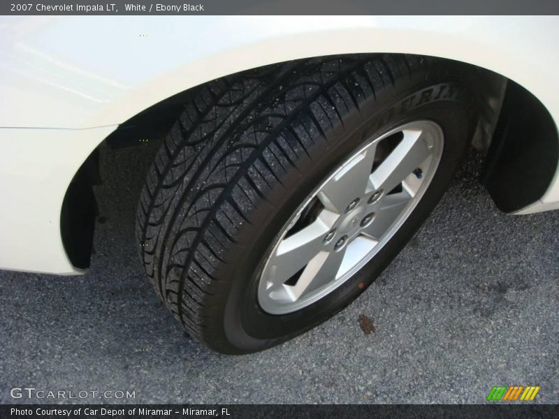 White / Ebony Black 2007 Chevrolet Impala LT