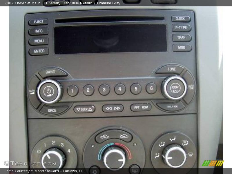 Dark Blue Metallic / Titanium Gray 2007 Chevrolet Malibu LT Sedan
