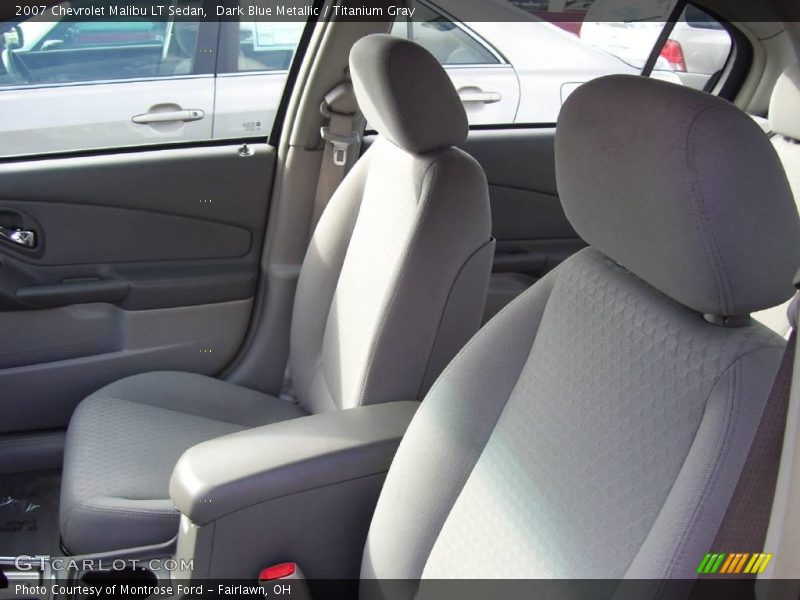 Dark Blue Metallic / Titanium Gray 2007 Chevrolet Malibu LT Sedan