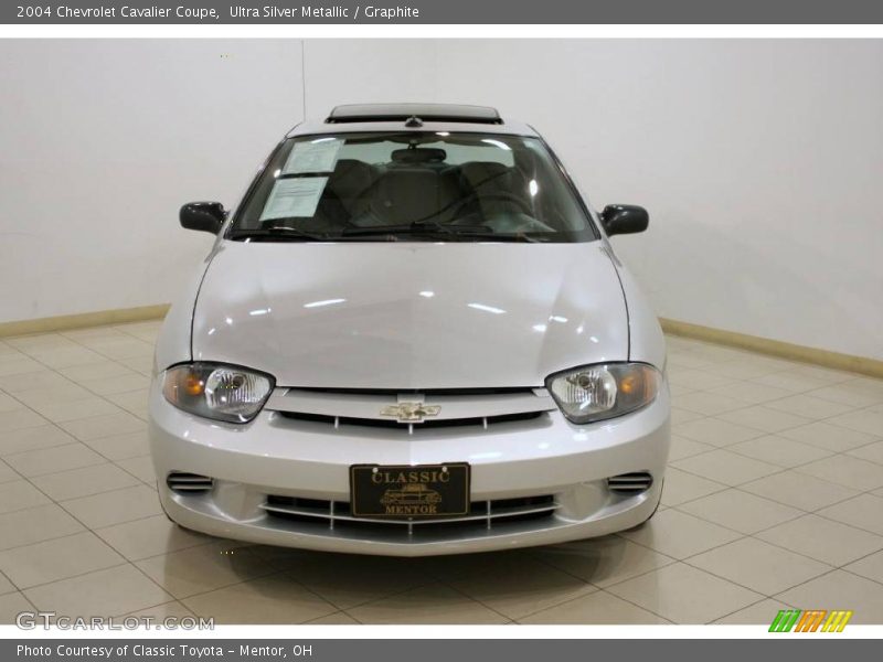 Ultra Silver Metallic / Graphite 2004 Chevrolet Cavalier Coupe