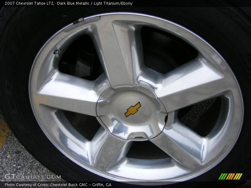 Dark Blue Metallic / Light Titanium/Ebony 2007 Chevrolet Tahoe LTZ