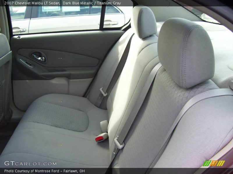 Dark Blue Metallic / Titanium Gray 2007 Chevrolet Malibu LT Sedan