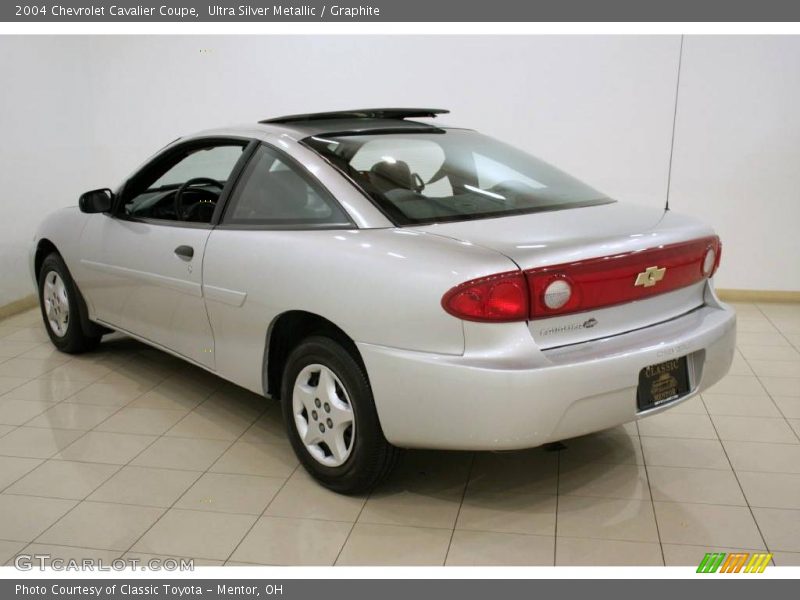 Ultra Silver Metallic / Graphite 2004 Chevrolet Cavalier Coupe