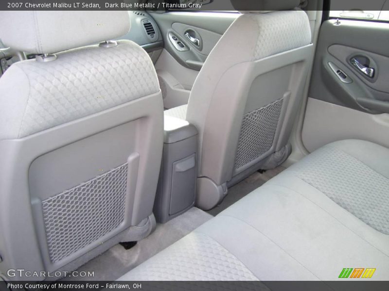 Dark Blue Metallic / Titanium Gray 2007 Chevrolet Malibu LT Sedan