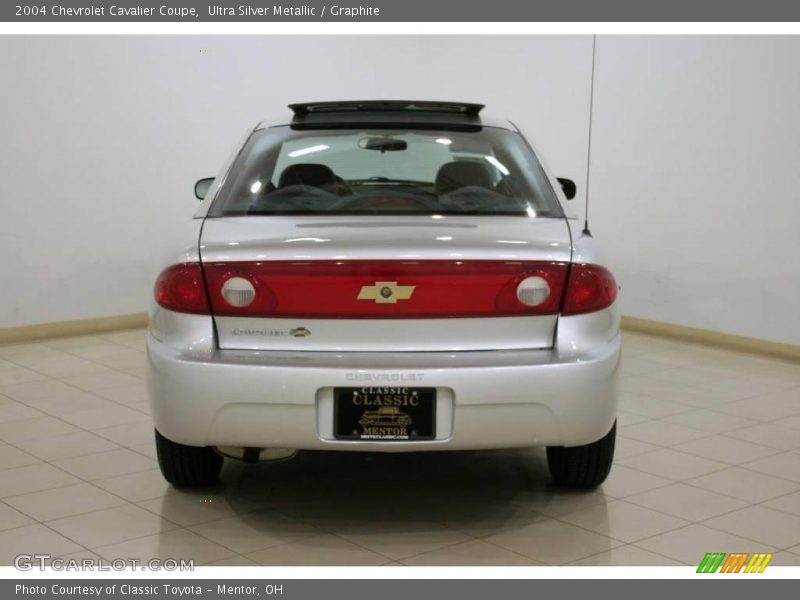 Ultra Silver Metallic / Graphite 2004 Chevrolet Cavalier Coupe