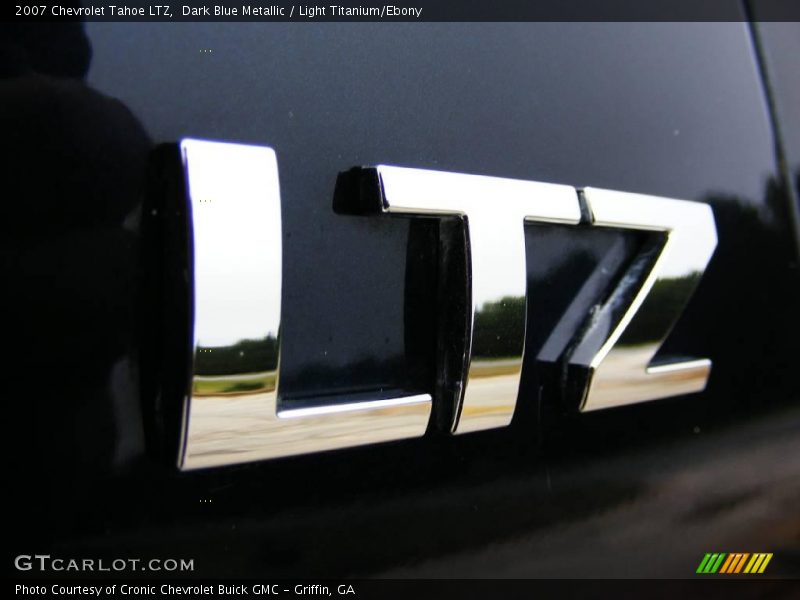 Dark Blue Metallic / Light Titanium/Ebony 2007 Chevrolet Tahoe LTZ