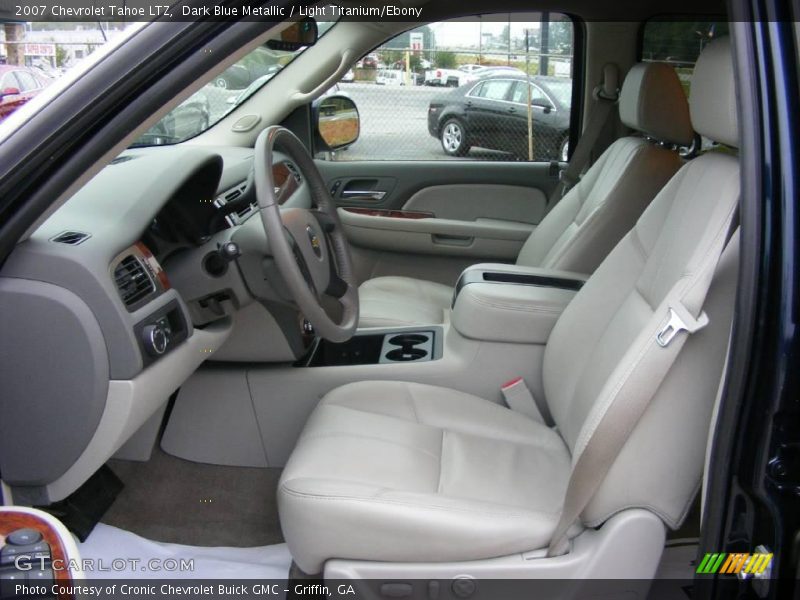 Dark Blue Metallic / Light Titanium/Ebony 2007 Chevrolet Tahoe LTZ