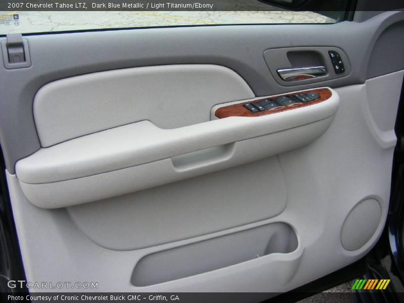 Dark Blue Metallic / Light Titanium/Ebony 2007 Chevrolet Tahoe LTZ