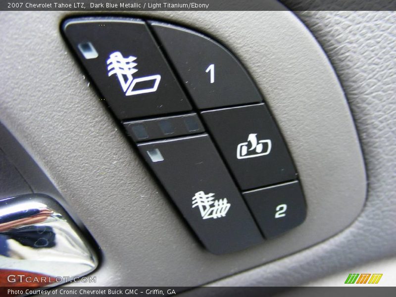 Dark Blue Metallic / Light Titanium/Ebony 2007 Chevrolet Tahoe LTZ