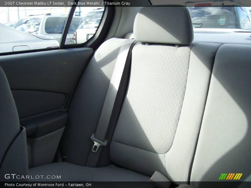 Dark Blue Metallic / Titanium Gray 2007 Chevrolet Malibu LT Sedan