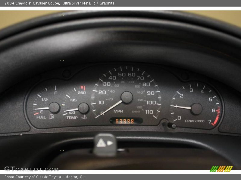 Ultra Silver Metallic / Graphite 2004 Chevrolet Cavalier Coupe