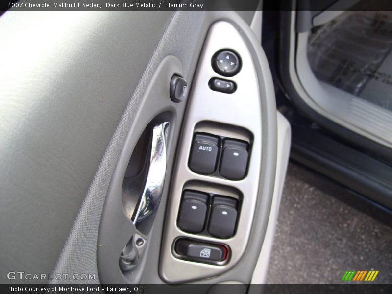 Dark Blue Metallic / Titanium Gray 2007 Chevrolet Malibu LT Sedan