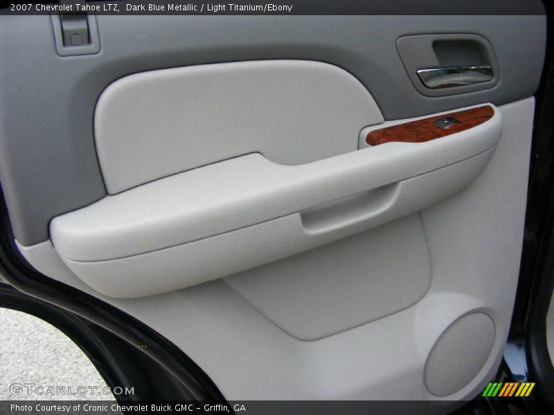 Dark Blue Metallic / Light Titanium/Ebony 2007 Chevrolet Tahoe LTZ