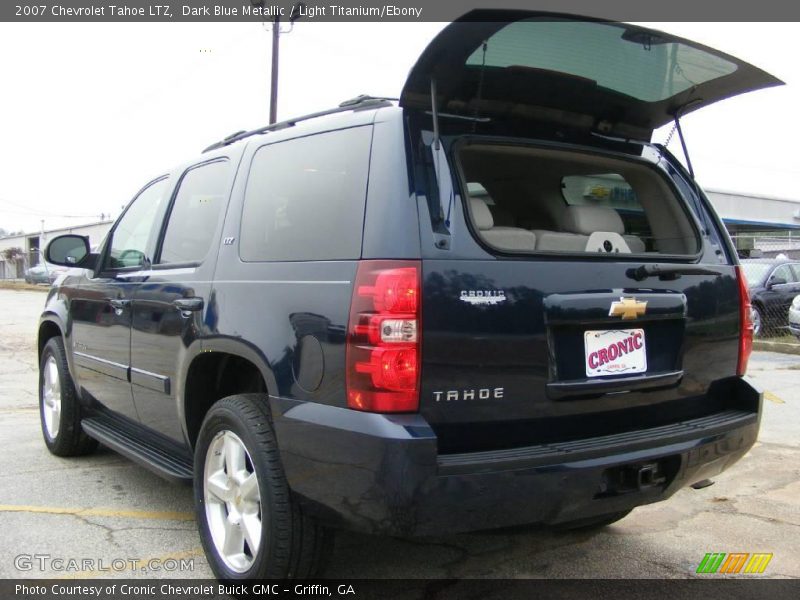 Dark Blue Metallic / Light Titanium/Ebony 2007 Chevrolet Tahoe LTZ