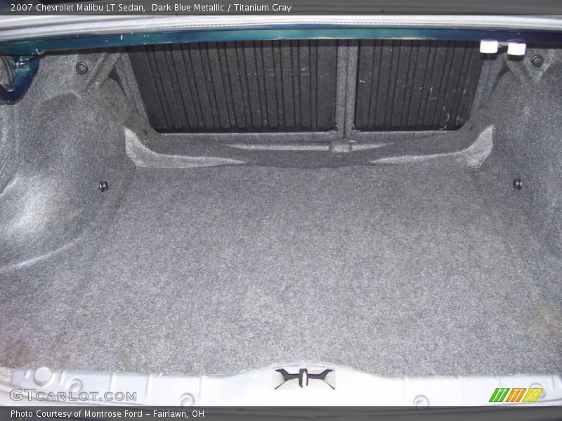 Dark Blue Metallic / Titanium Gray 2007 Chevrolet Malibu LT Sedan