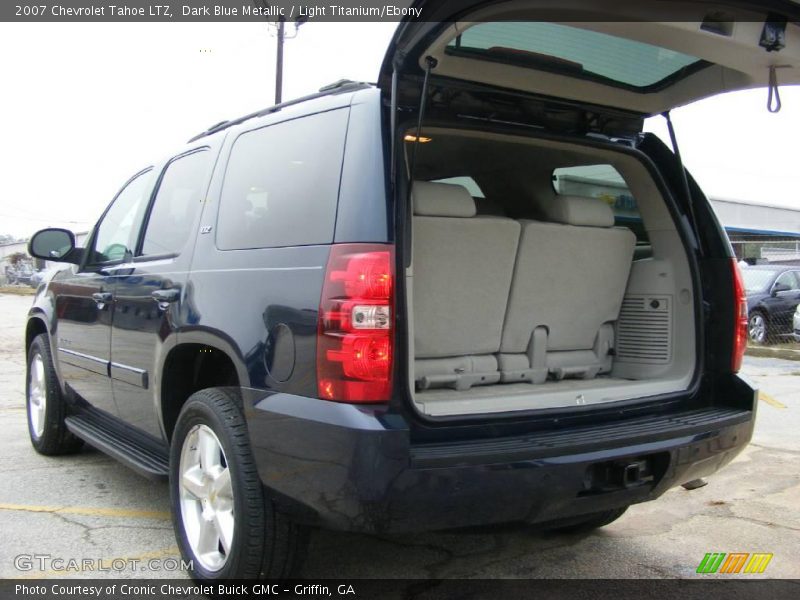 Dark Blue Metallic / Light Titanium/Ebony 2007 Chevrolet Tahoe LTZ