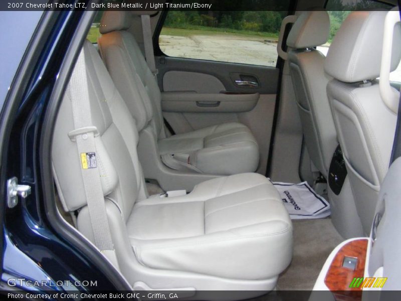 Dark Blue Metallic / Light Titanium/Ebony 2007 Chevrolet Tahoe LTZ