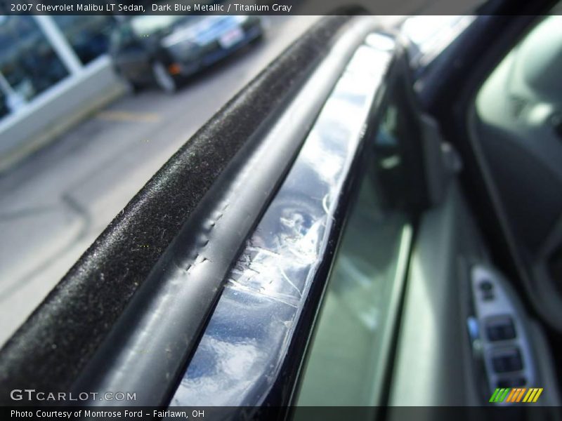 Dark Blue Metallic / Titanium Gray 2007 Chevrolet Malibu LT Sedan