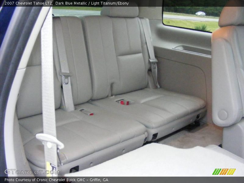 Dark Blue Metallic / Light Titanium/Ebony 2007 Chevrolet Tahoe LTZ