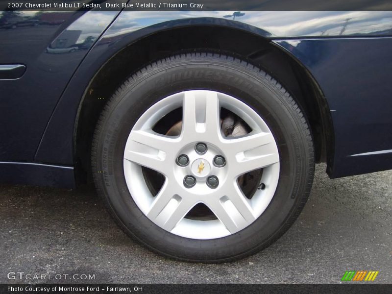 Dark Blue Metallic / Titanium Gray 2007 Chevrolet Malibu LT Sedan