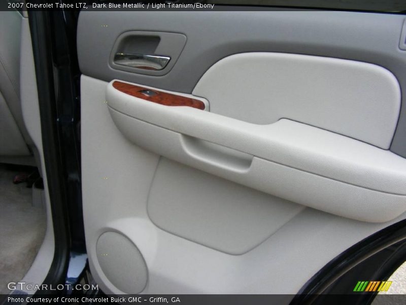 Dark Blue Metallic / Light Titanium/Ebony 2007 Chevrolet Tahoe LTZ