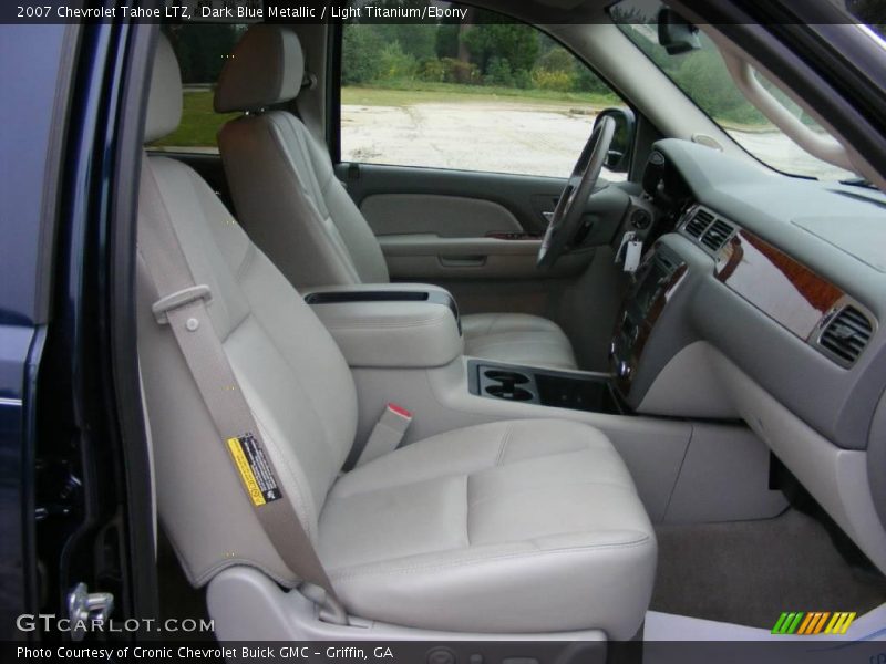 Dark Blue Metallic / Light Titanium/Ebony 2007 Chevrolet Tahoe LTZ