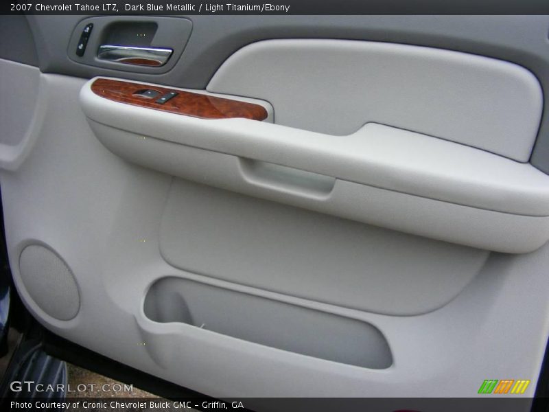 Dark Blue Metallic / Light Titanium/Ebony 2007 Chevrolet Tahoe LTZ