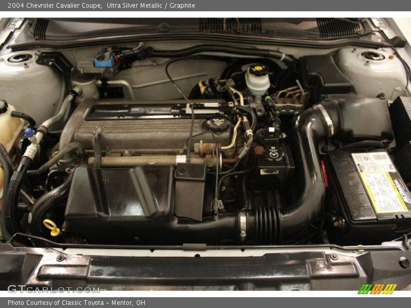Ultra Silver Metallic / Graphite 2004 Chevrolet Cavalier Coupe