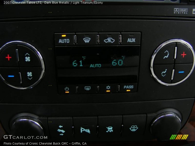 Dark Blue Metallic / Light Titanium/Ebony 2007 Chevrolet Tahoe LTZ