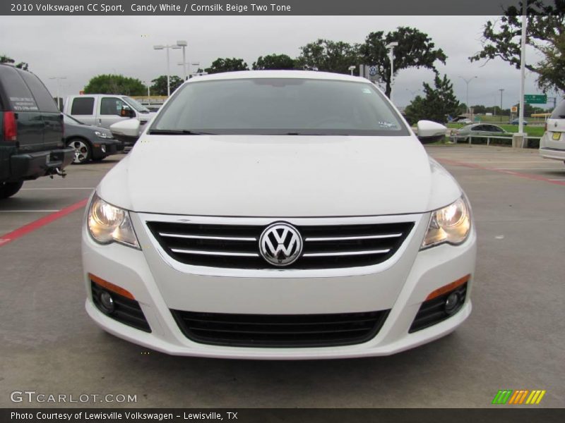 Candy White / Cornsilk Beige Two Tone 2010 Volkswagen CC Sport