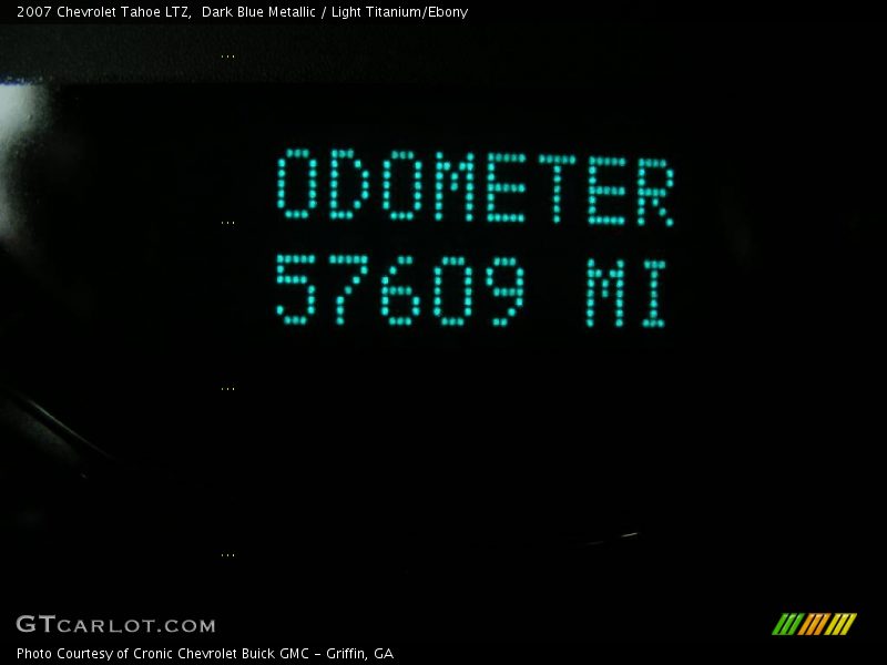 Dark Blue Metallic / Light Titanium/Ebony 2007 Chevrolet Tahoe LTZ
