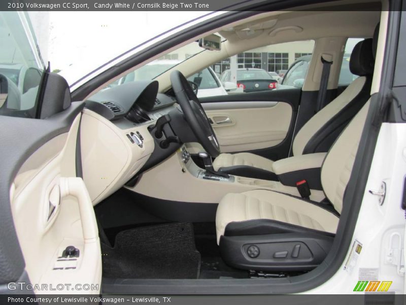 Candy White / Cornsilk Beige Two Tone 2010 Volkswagen CC Sport