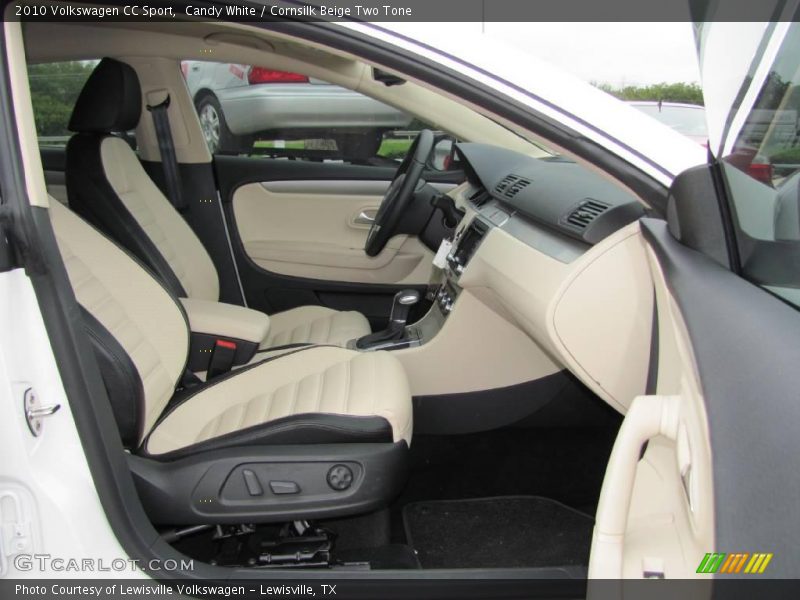 Candy White / Cornsilk Beige Two Tone 2010 Volkswagen CC Sport