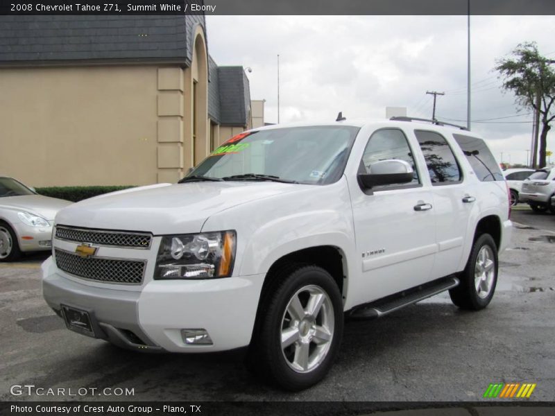 Summit White / Ebony 2008 Chevrolet Tahoe Z71