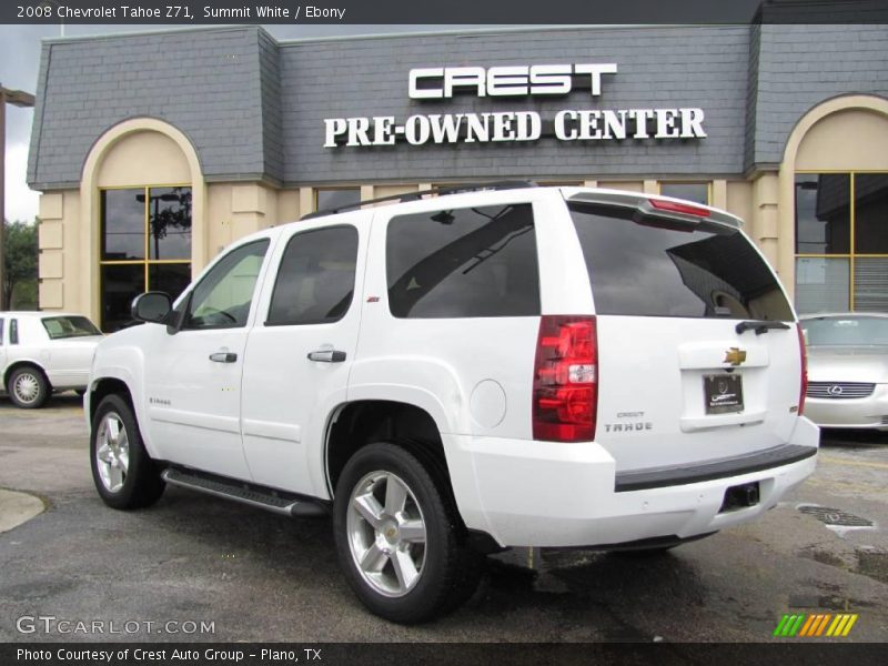 Summit White / Ebony 2008 Chevrolet Tahoe Z71