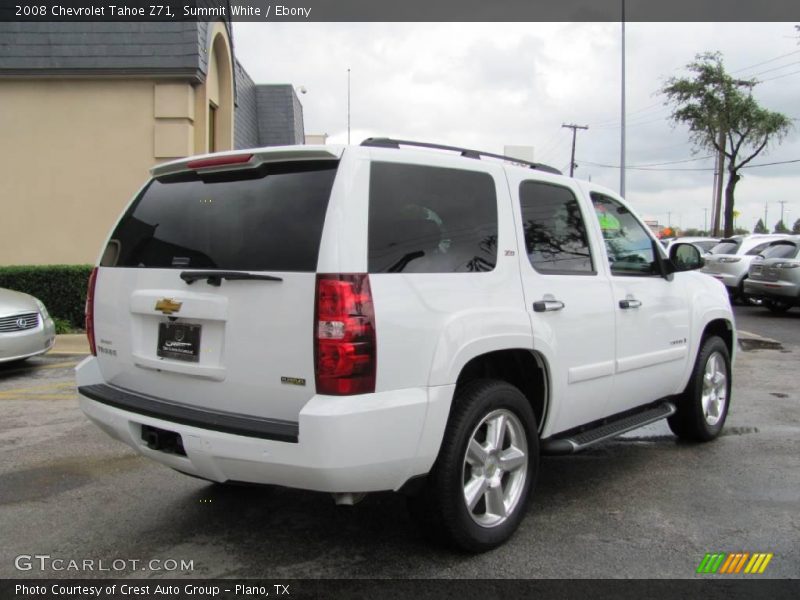 Summit White / Ebony 2008 Chevrolet Tahoe Z71