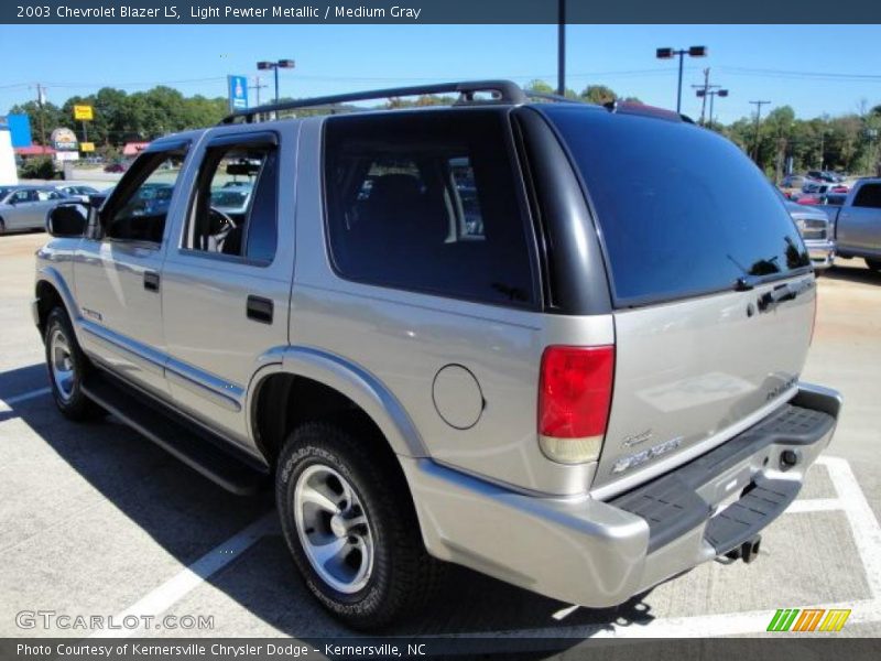 Light Pewter Metallic / Medium Gray 2003 Chevrolet Blazer LS