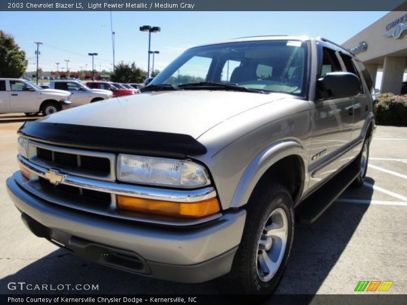 Light Pewter Metallic / Medium Gray 2003 Chevrolet Blazer LS
