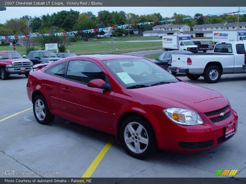 Victory Red / Ebony 2007 Chevrolet Cobalt LT Coupe