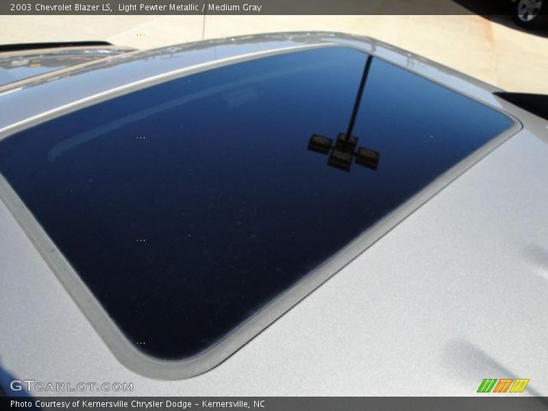 Light Pewter Metallic / Medium Gray 2003 Chevrolet Blazer LS