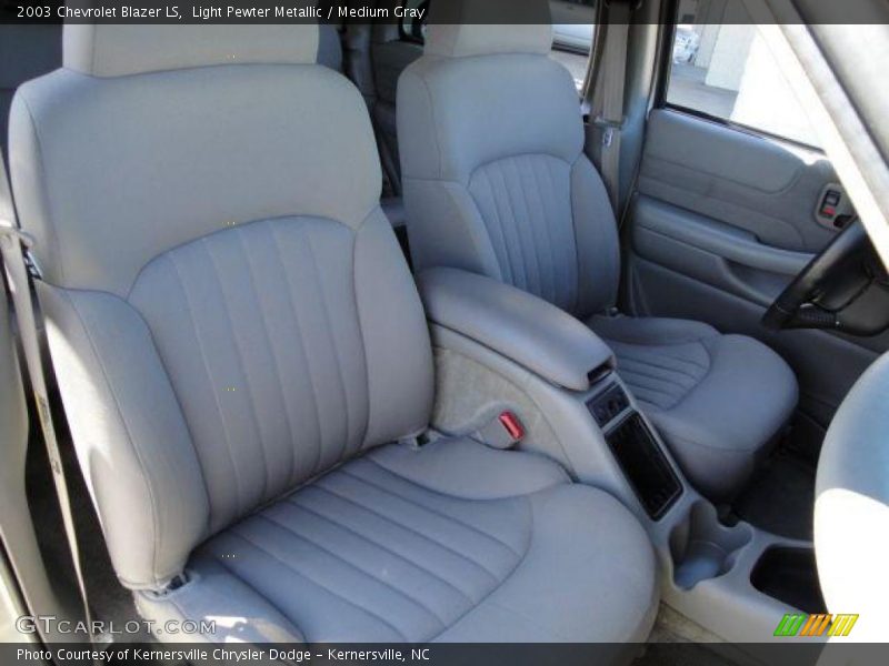 Light Pewter Metallic / Medium Gray 2003 Chevrolet Blazer LS