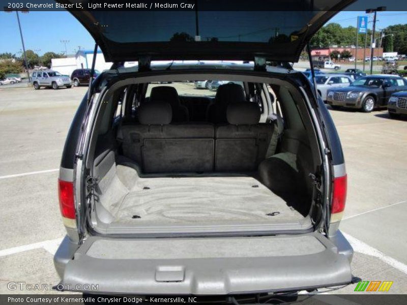 Light Pewter Metallic / Medium Gray 2003 Chevrolet Blazer LS