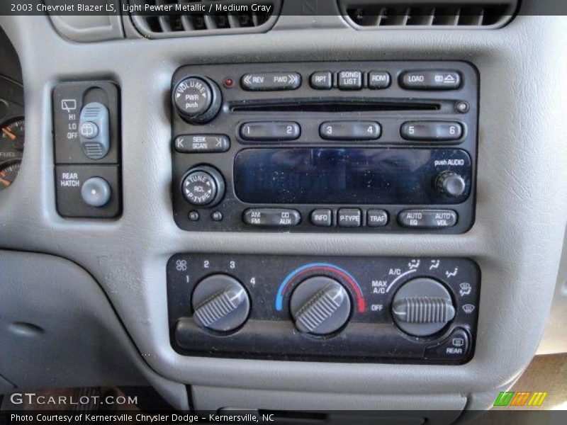 Light Pewter Metallic / Medium Gray 2003 Chevrolet Blazer LS