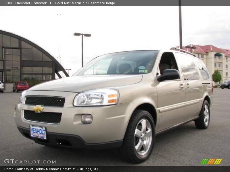 Gold Mist Metallic / Cashmere Beige 2008 Chevrolet Uplander LT