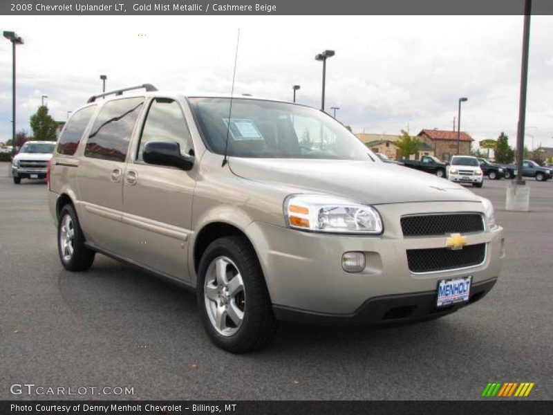 Gold Mist Metallic / Cashmere Beige 2008 Chevrolet Uplander LT