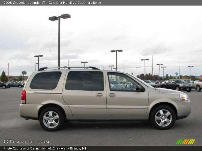 Gold Mist Metallic / Cashmere Beige 2008 Chevrolet Uplander LT