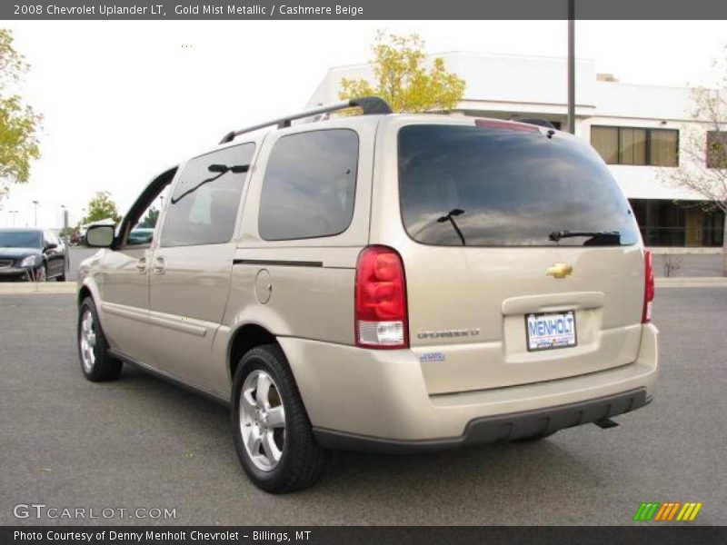 Gold Mist Metallic / Cashmere Beige 2008 Chevrolet Uplander LT