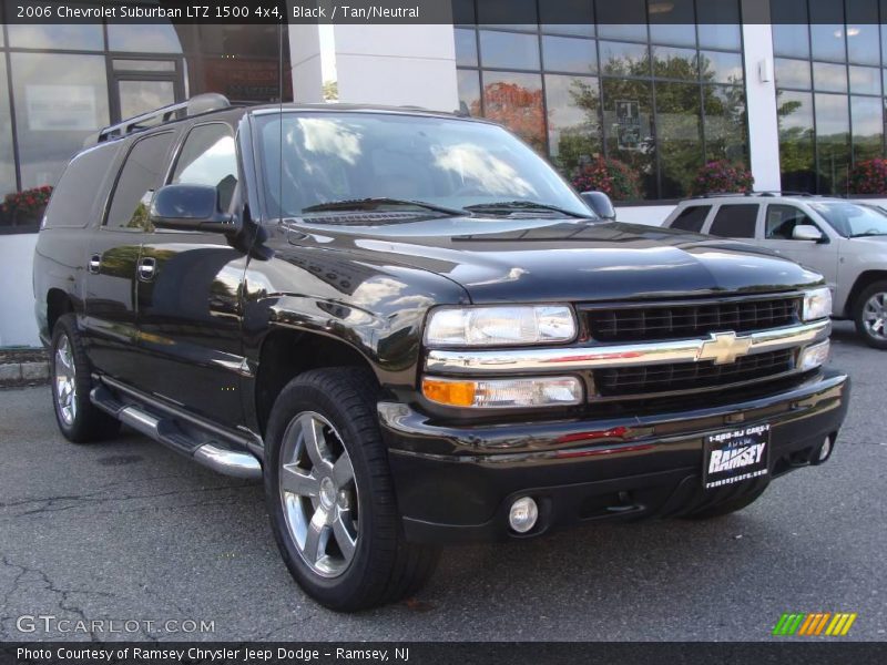Black / Tan/Neutral 2006 Chevrolet Suburban LTZ 1500 4x4