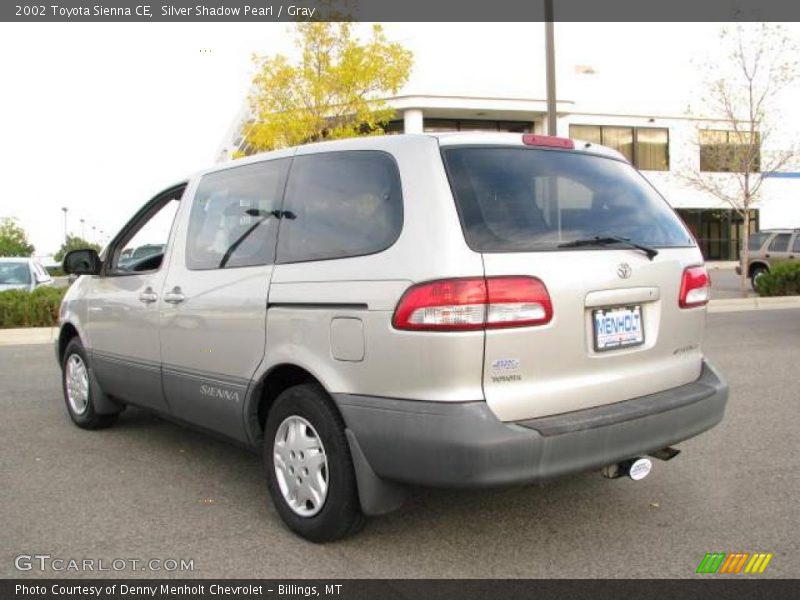 Silver Shadow Pearl / Gray 2002 Toyota Sienna CE
